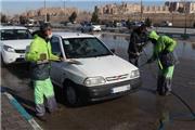 ارائه خدمات کارواش رایگان توسط شهرداری منطقه سه همدان