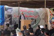 حجت الاسلام فلاحی در سومین جشنواره آیین شکرگزاری سرزه در روستای هیزج قهاوند