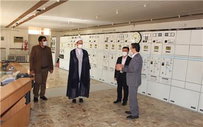 بازدید حجت الاسلام فلاحی از پست ٢٣٠ کیلو ولت همدان