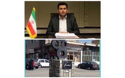 خیابان صنعتگر همدان افتتاح شد .