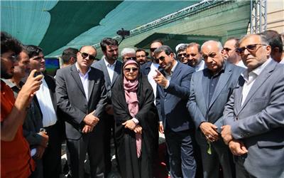 چند طرح راه و شهرسازی با حضور فرزانه صادق مالواجرد در همدان به بهره‌برداری رسید