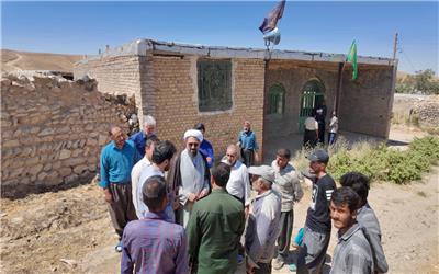 بررسی میدانی مشکلات اهالی چند روستای محروم توسط نماینده ولی فقیه در استان همدان